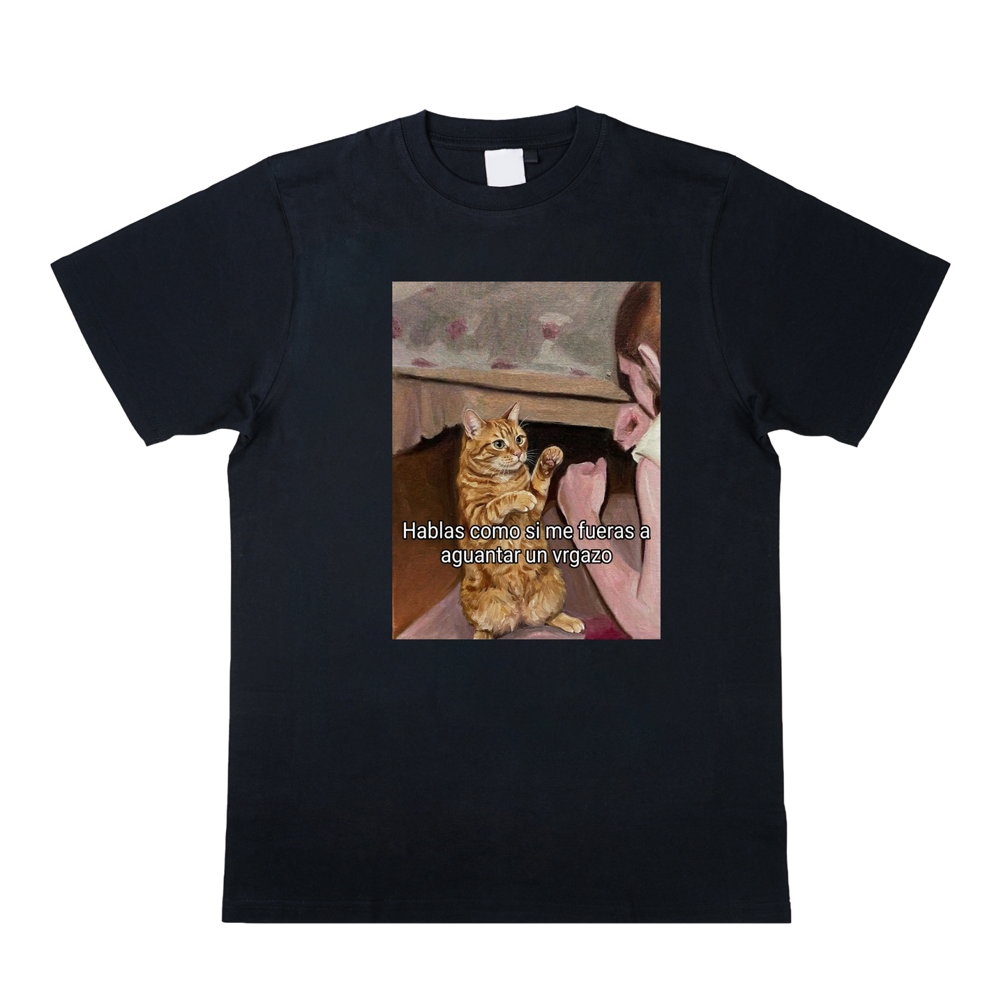 Playera "El club de los ilustrados" naranjoso
