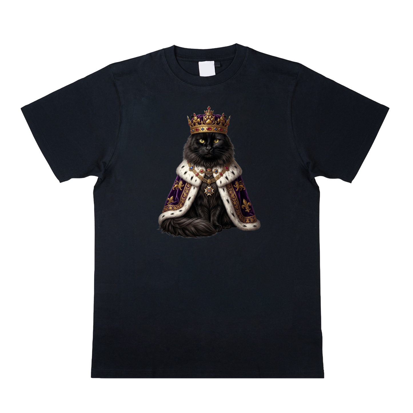Playera Gato Realeza Black