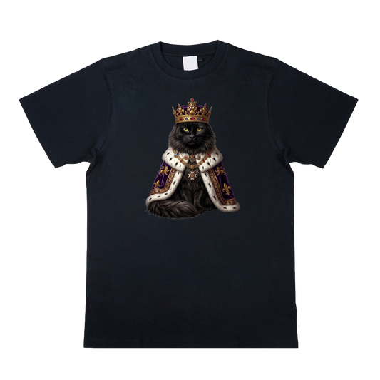 Playera Gato Realeza Black